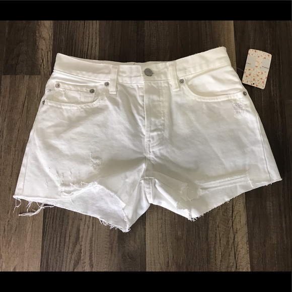 Free People Pants - Free People Cut Off Denim Shorts Size 26 NWT